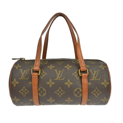 Louis Vuitton Papillon Handbag Monogram Canvas, Brown, Canvas, Handbag