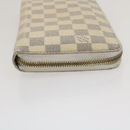 Louis Vuitton Zippy Organizer Damier, WHITE, CANVAS, Wallets