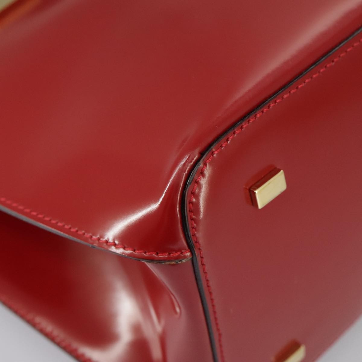 Celine Handbag Patent leather, RED, PATENT_LEATHER, Handbag