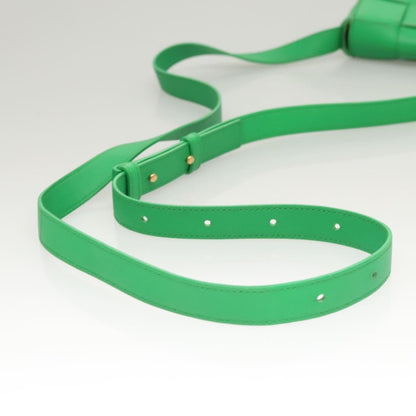 Bottega Veneta Cassette Crossbody Bag Maxi Intrecciato Leather, GREEN, LEATHER, Shoulder bag