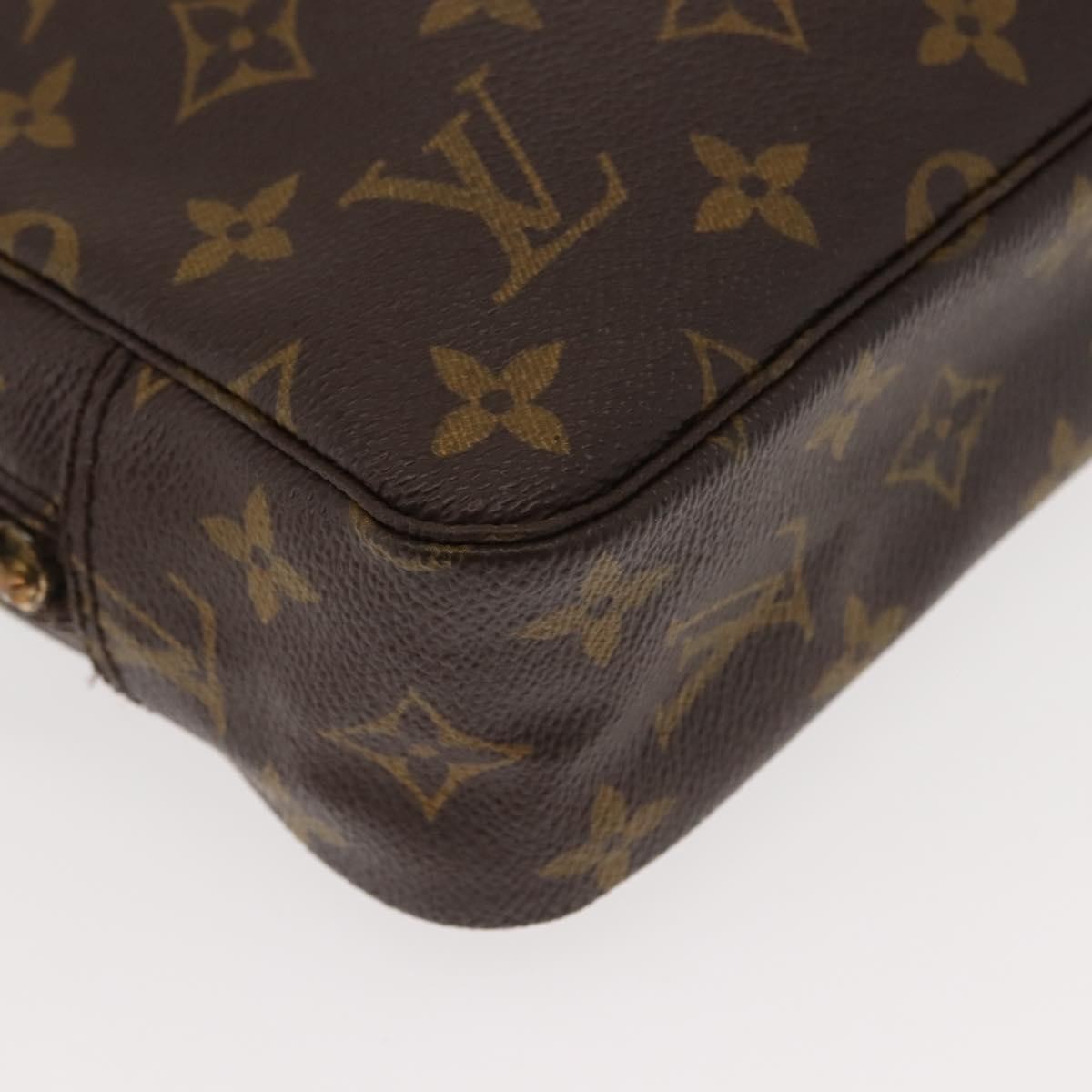 Louis Vuitton Trousse Toiletry Pouch Monogram Canvas, BROWN, CANVAS, Toiletry Case