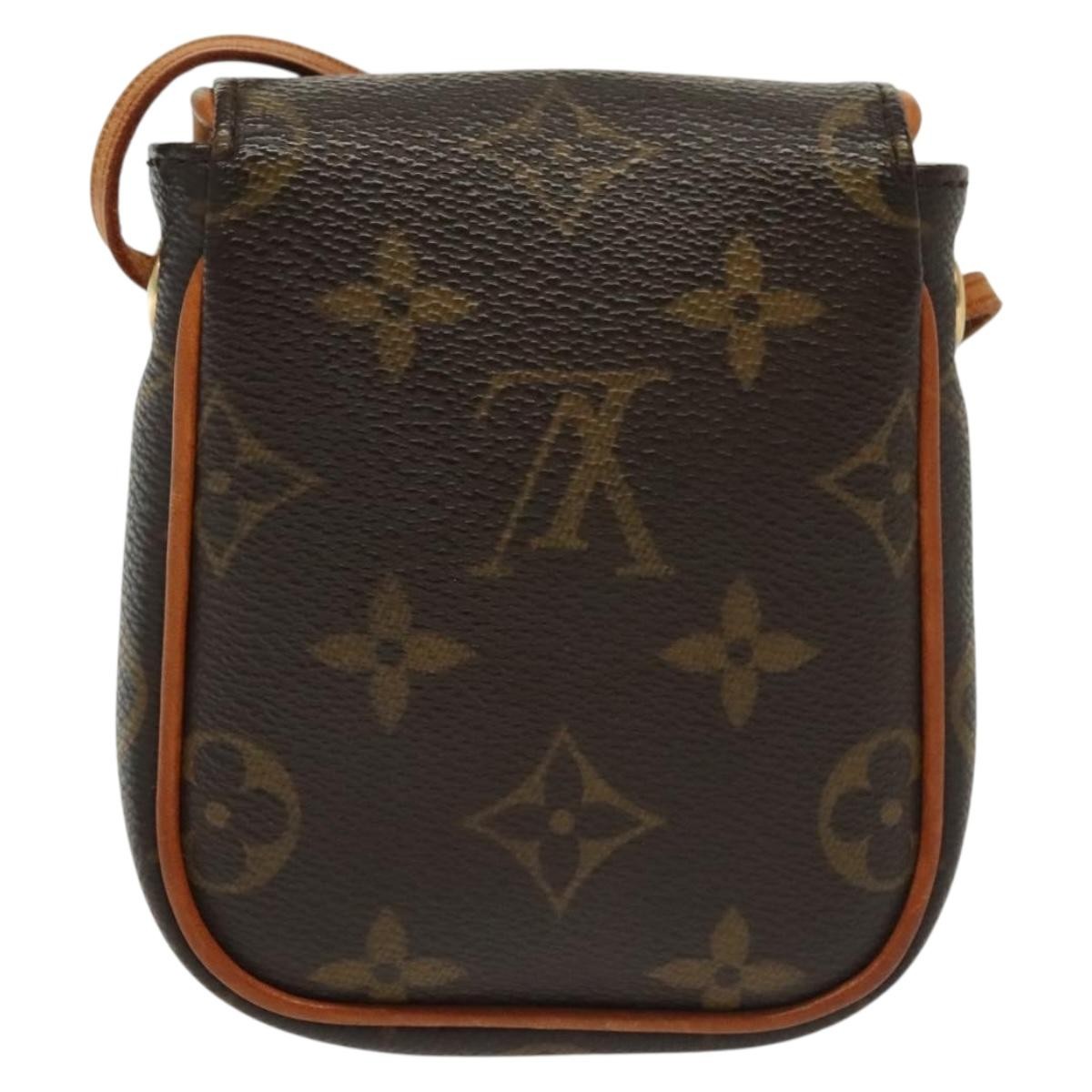 Louis Vuitton Cancun Pochette Monogram Canvas, BROWN, CANVAS, Shoulder bag
