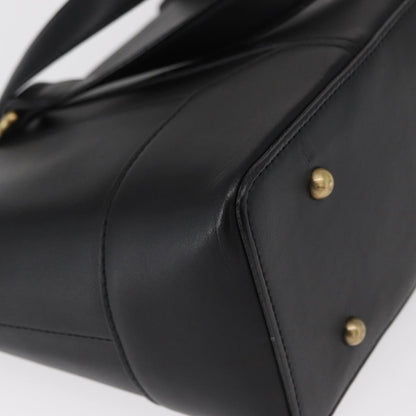 Burberry Vintage tote bag Leather, BLACK, LEATHER, Tote bag