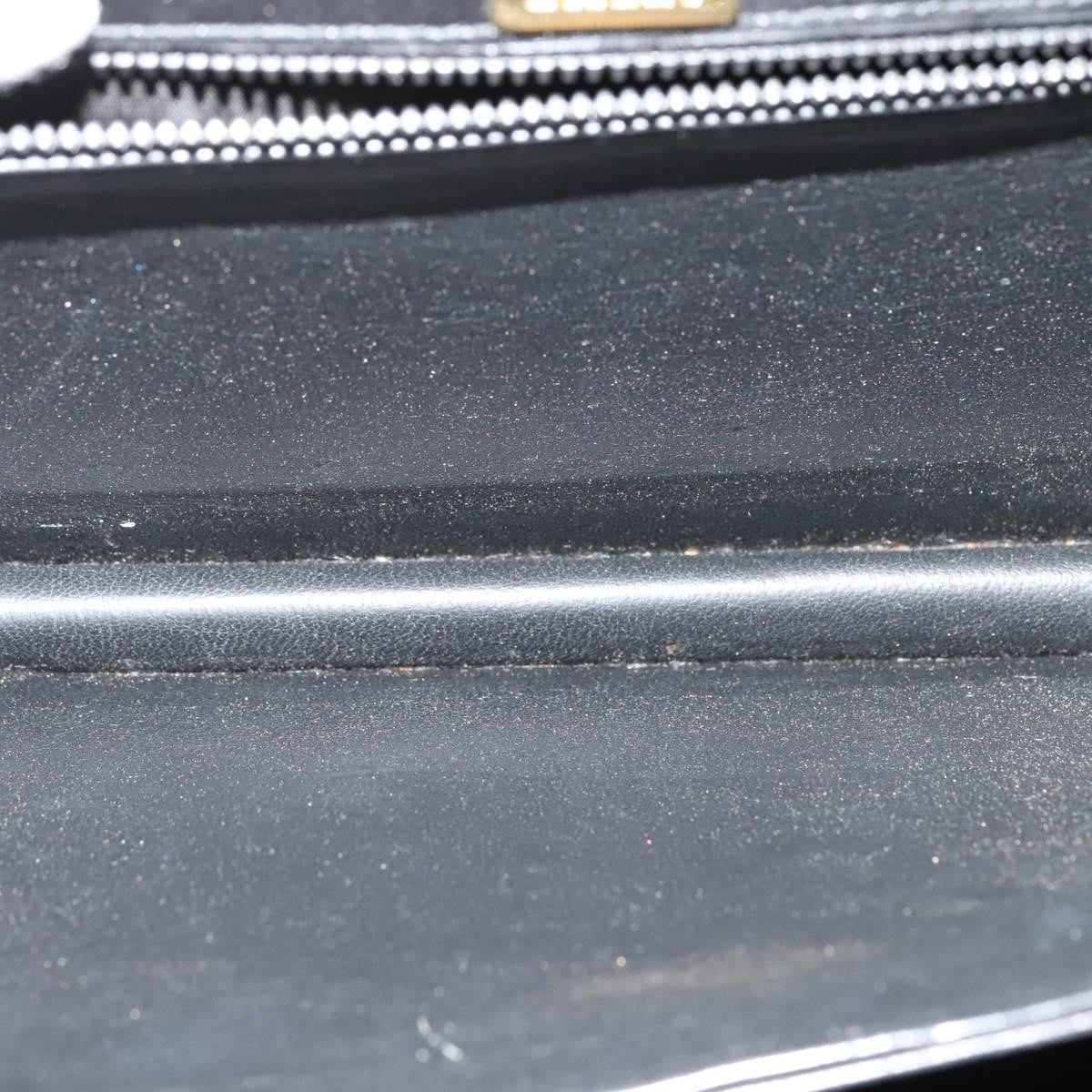 Bally Vintage Handbag Leather, BLACK, LEATHER, Handbag