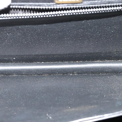 Bally Vintage Handbag Leather, BLACK, LEATHER, Handbag