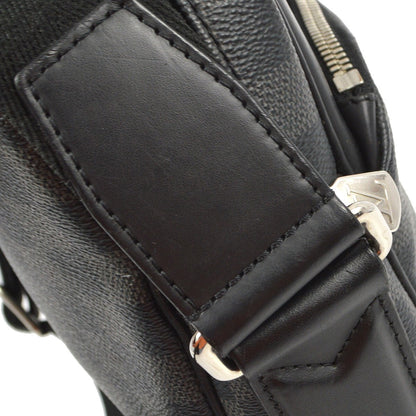 Louis Vuitton Dayton Reporter Bag Damier Graphite, BLACK, CANVAS, Shoulder bag