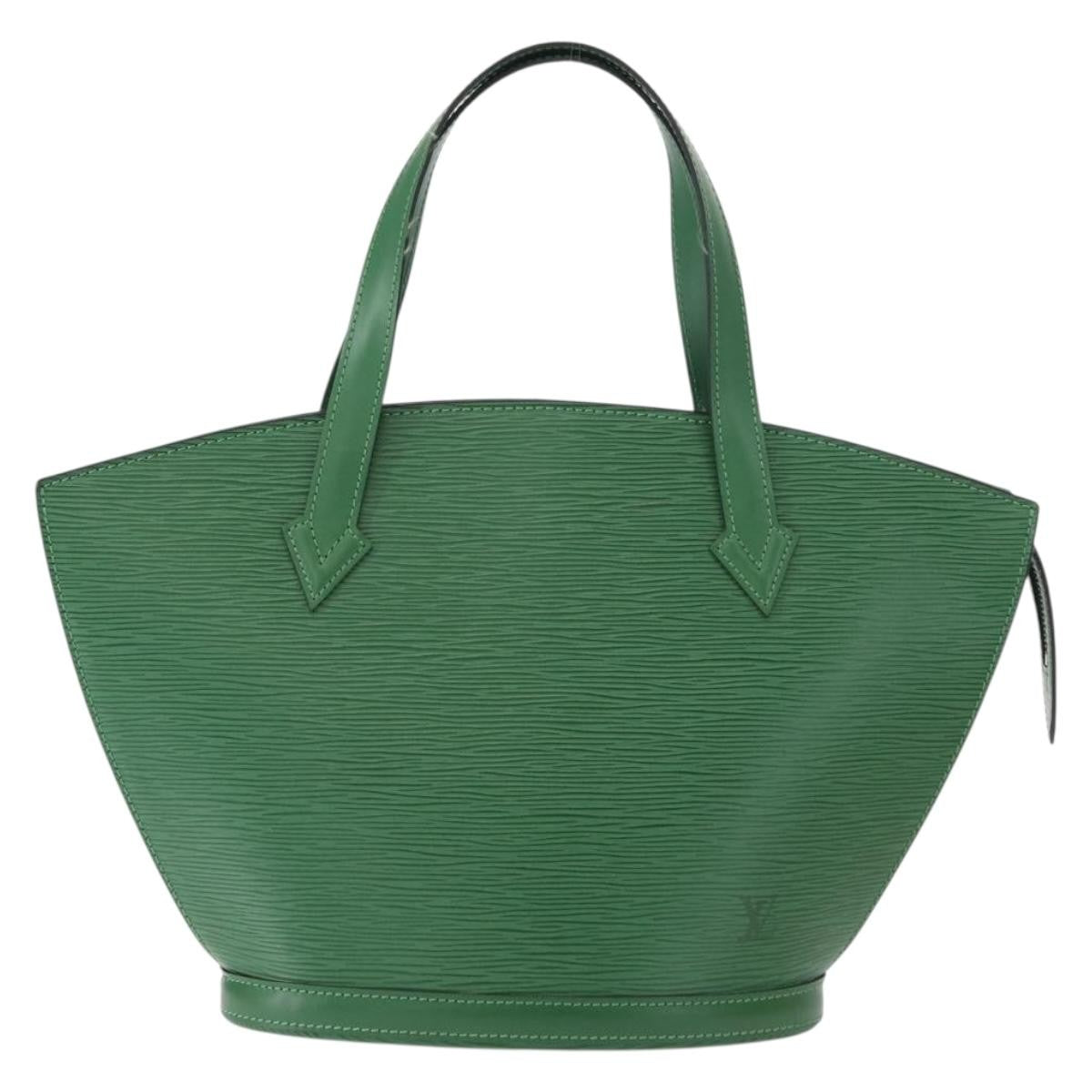 Louis Vuitton Saint Jacques Handbag Epi Leather, GREEN, EPI LEATHER, Handbag