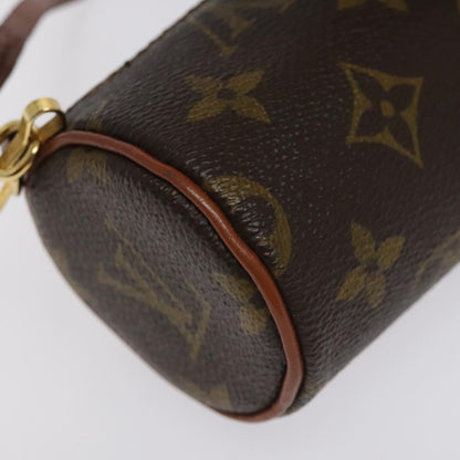 Louis Vuitton Papillon Pochette Monogram Canvas, BROWN, CANVAS, Clutche & pouche