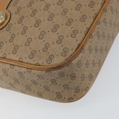 Gucci Micro GG supreme shoulder bag GG canvas, BEIGE, PVC, Shoulder bag