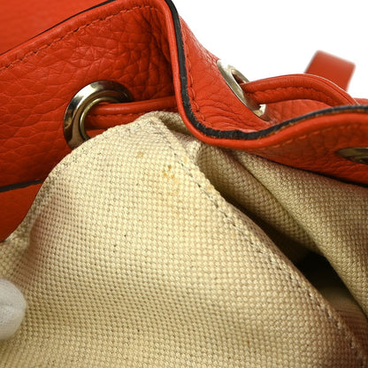 Gucci Bamboo Tassel Backpack Leather, ORANGE, LEATHER, Backpack