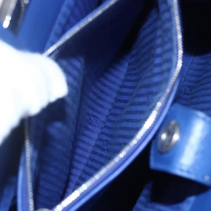 Fendi 2Jours Bag Leather, BLUE, LEATHER, Handbag