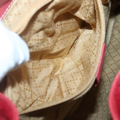 Gucci Bamboo Tassel Backpack Suede, RED, SUEDE, Backpack