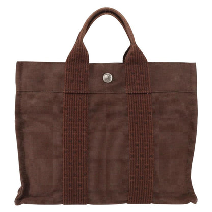 Hermes Fourre-tout Herline Fourre-tout Herline, BROWN, CANVAS, Tote bag