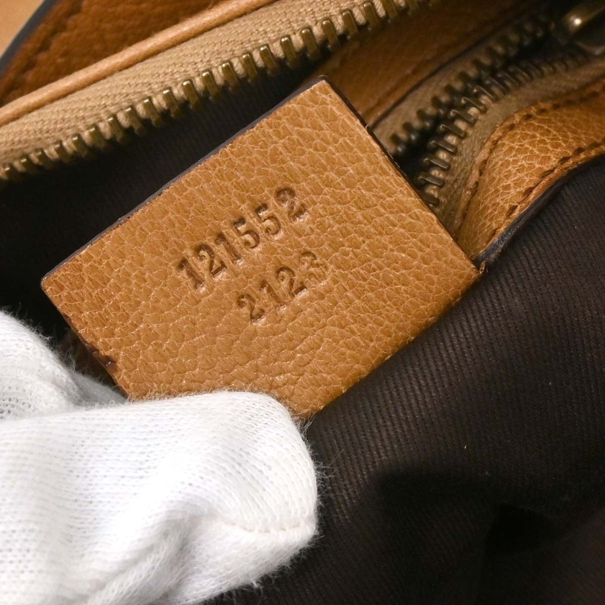 Gucci Blondie Hobo Leather, BROWN, LEATHER, Handbag