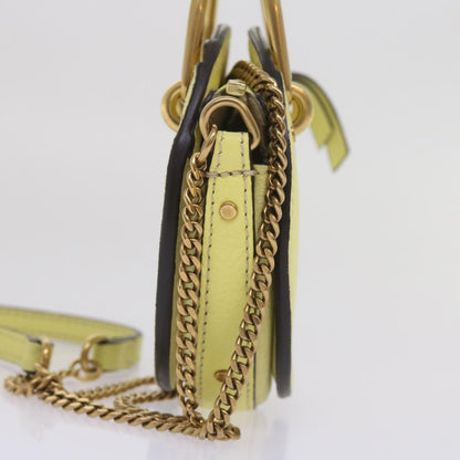 Chloe Pixie Crossbody Bag Leather and Suede, YELLOW, SUEDE, Crossbody bag