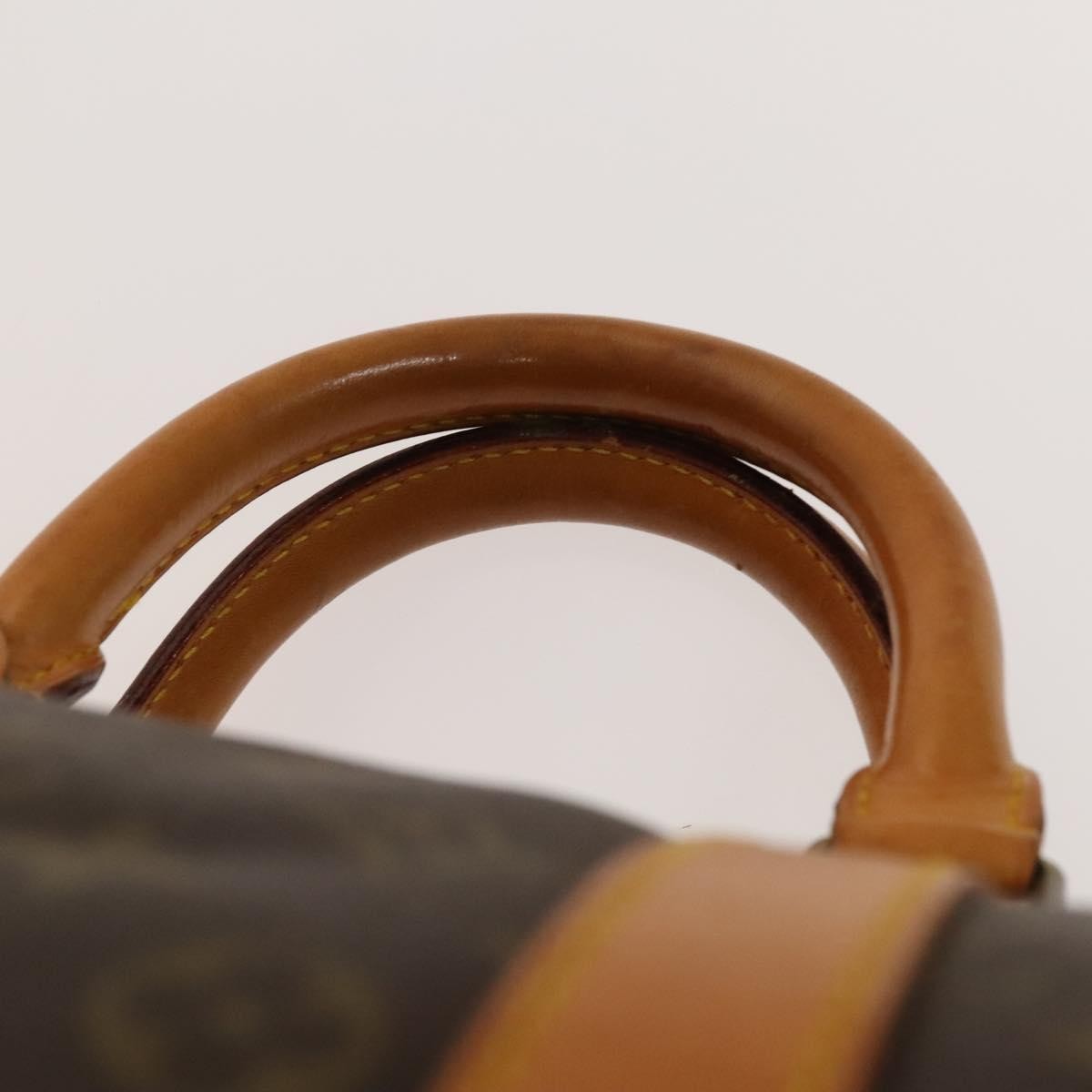 Louis Vuitton Keepall Bag Monogram Canvas, BROWN, CANVAS, Travel bag