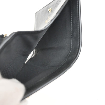 Valentino Garavani Rockstud Bifold Wallet Leather, BLACK, LEATHER, Wallets