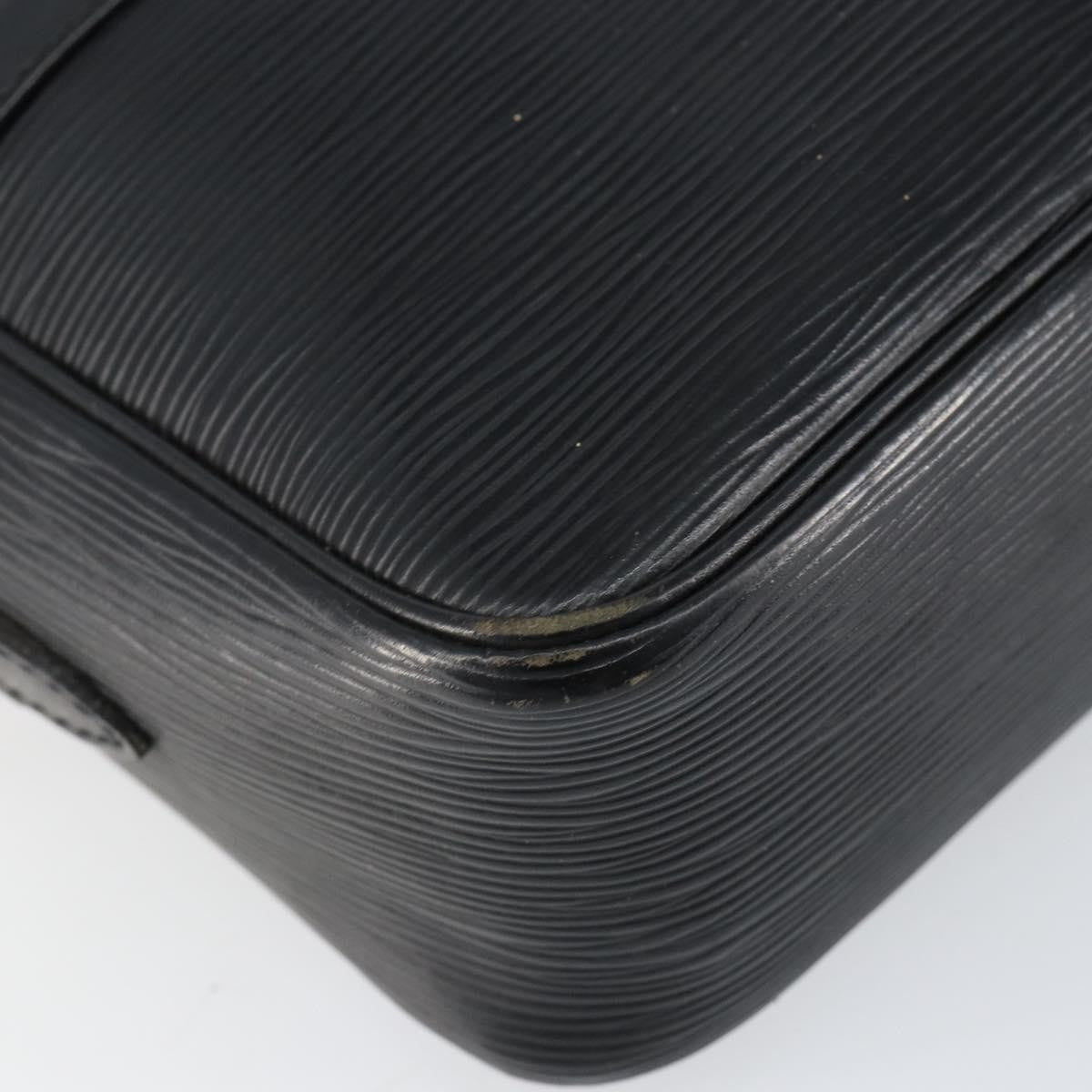 Louis Vuitton Trocadero Handbag Epi Leather, BLACK, LEATHER, Shoulder bag