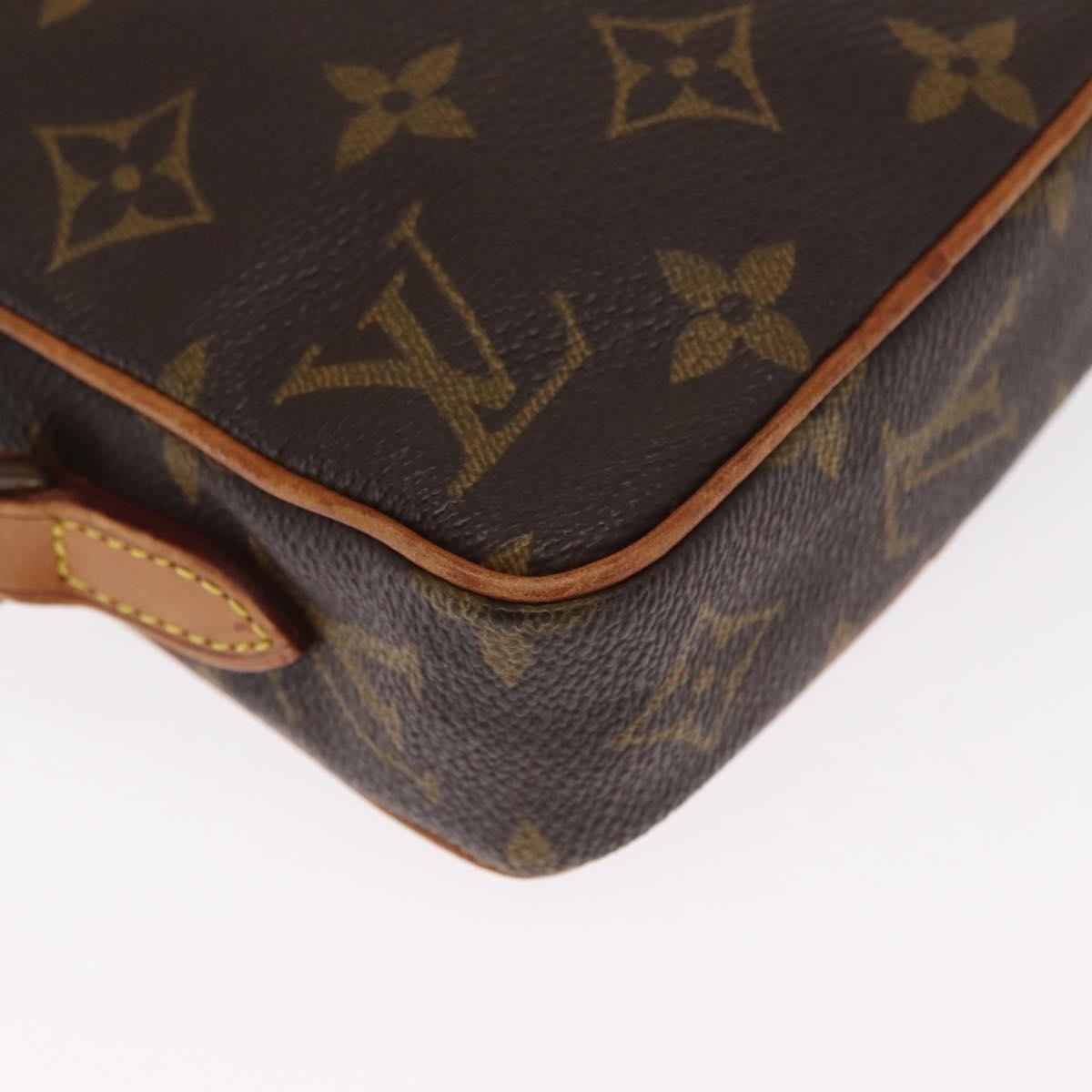 Louis Vuitton Danube Handbag Monogram Canvas, BROWN, CANVAS, Shoulder bag