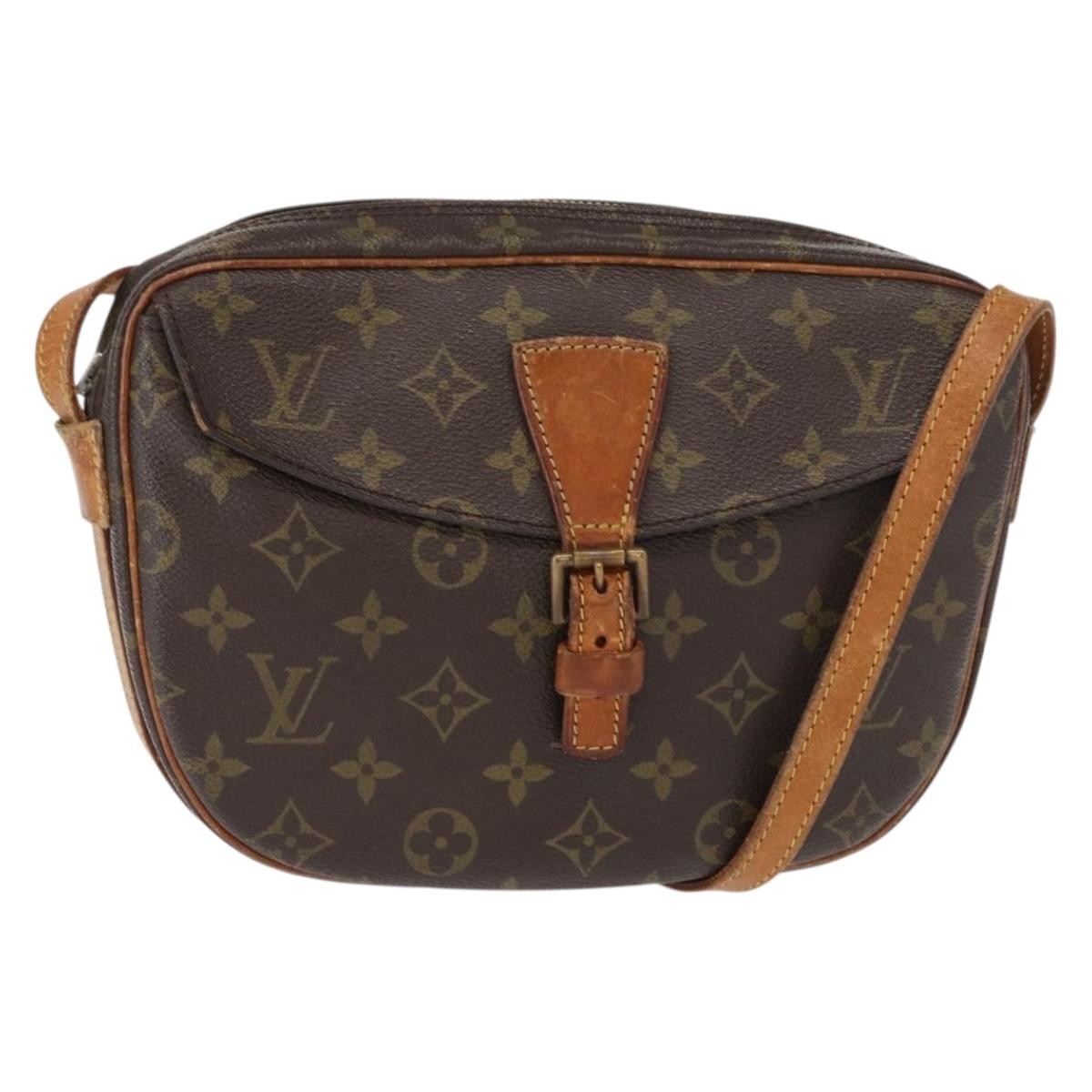 Louis Vuitton Jeune Fille Handbag Monogram Canvas, BROWN, CANVAS, Shoulder bag