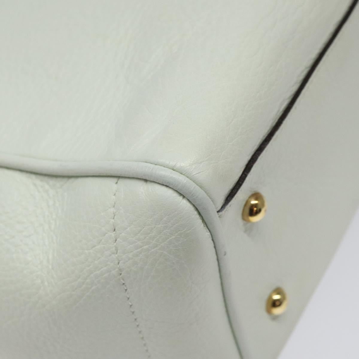 Loewe Heritage Tote Leather, WHITE, LEATHER, Tote bag