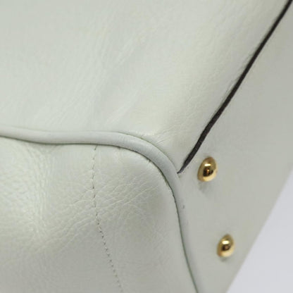 Loewe Heritage Tote Leather, WHITE, LEATHER, Tote bag