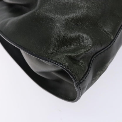 Gucci Vintage Handbag Leather, KHAKI, LEATHER, Handbag