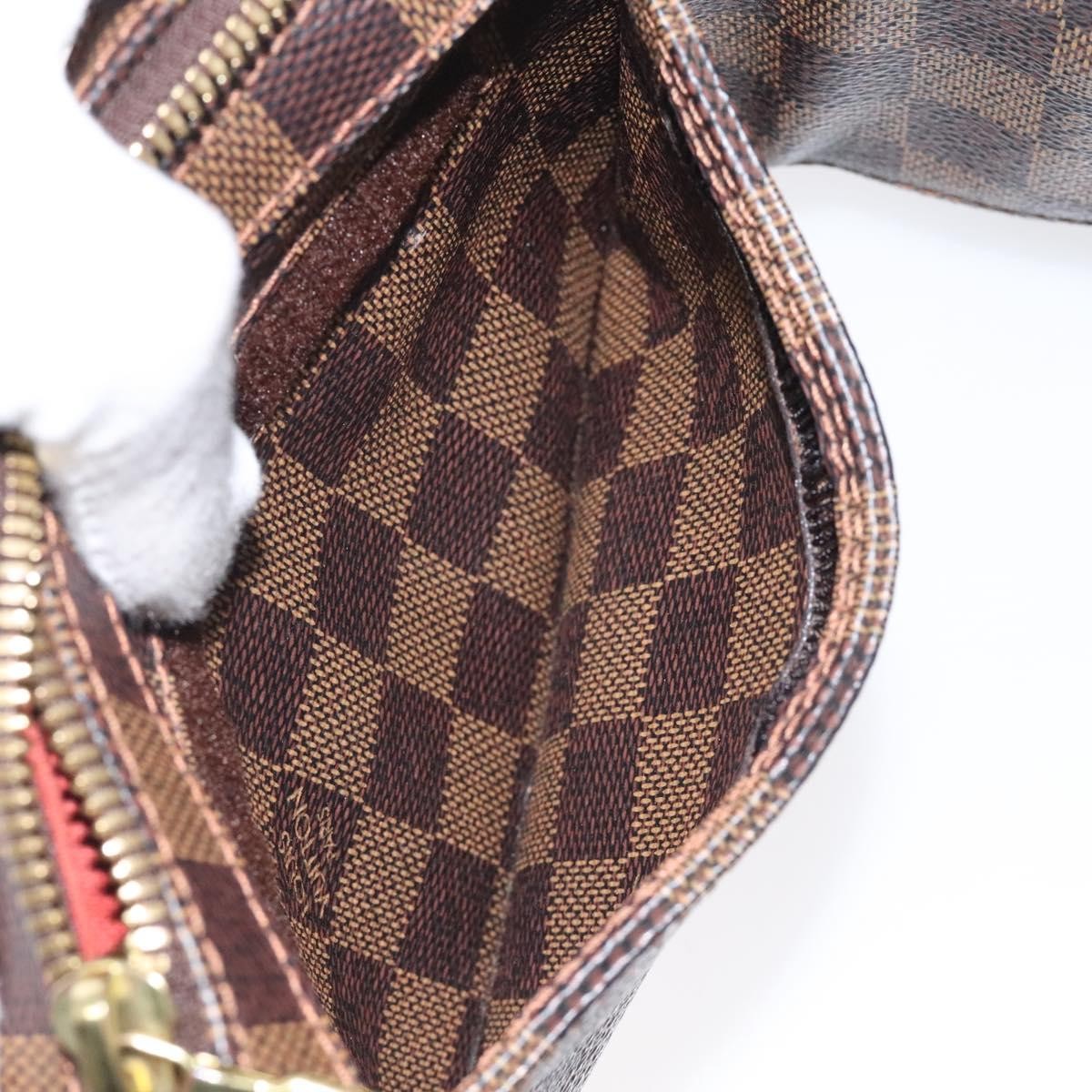 Louis Vuitton Geronimos Waist Bag Damier, BROWN, CANVAS, Clutche & pouche