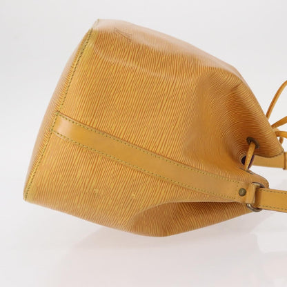 Louis Vuitton Petit Noe Handbag Epi Leather, YELLOW, LEATHER, Shoulder bag