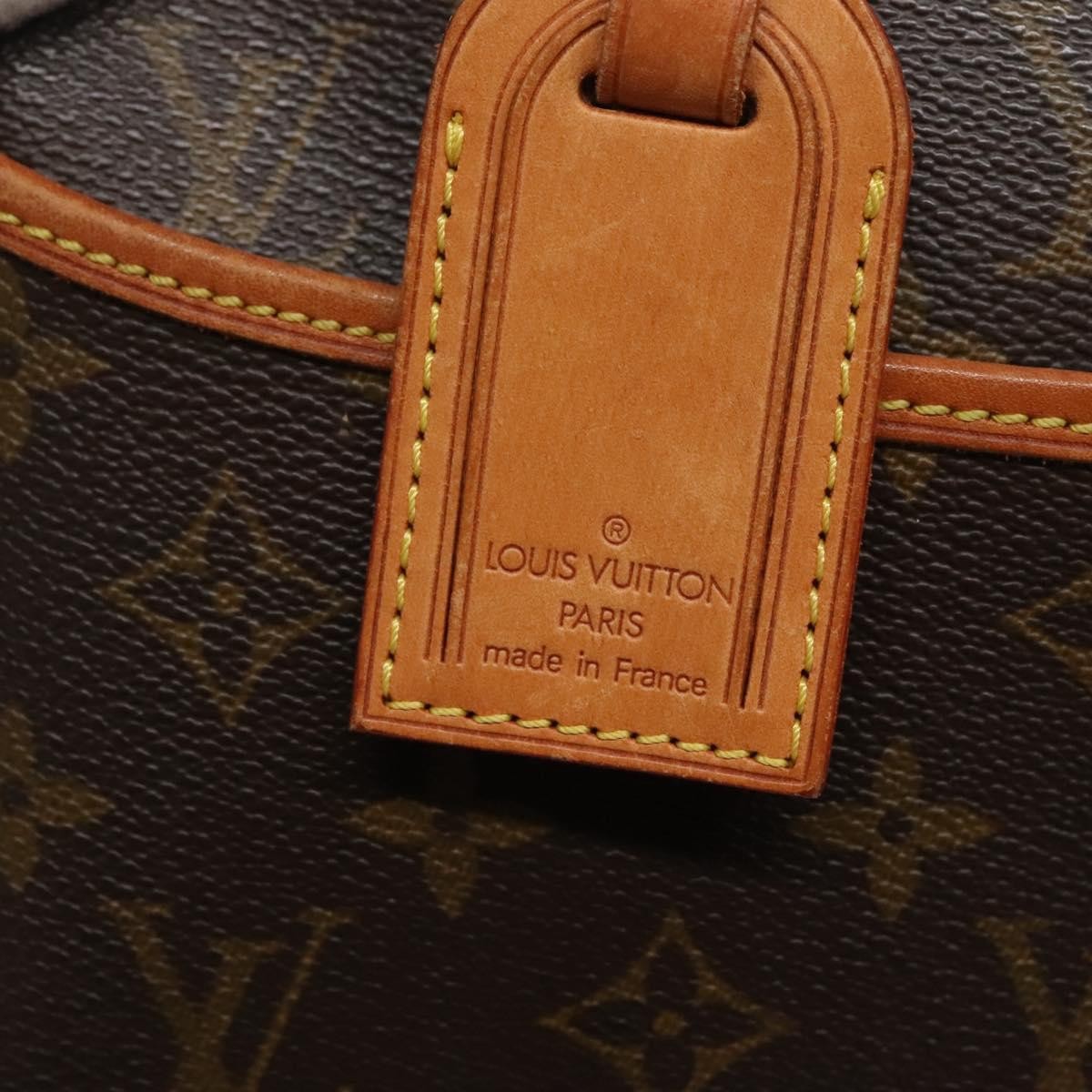 Louis Vuitton Deauville Handbag Monogram Canvas, BROWN, CANVAS, Handbag