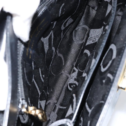 Salvatore Ferragamo Convertible Top Handle Bag Leather, BLACK, LEATHER, Handbag