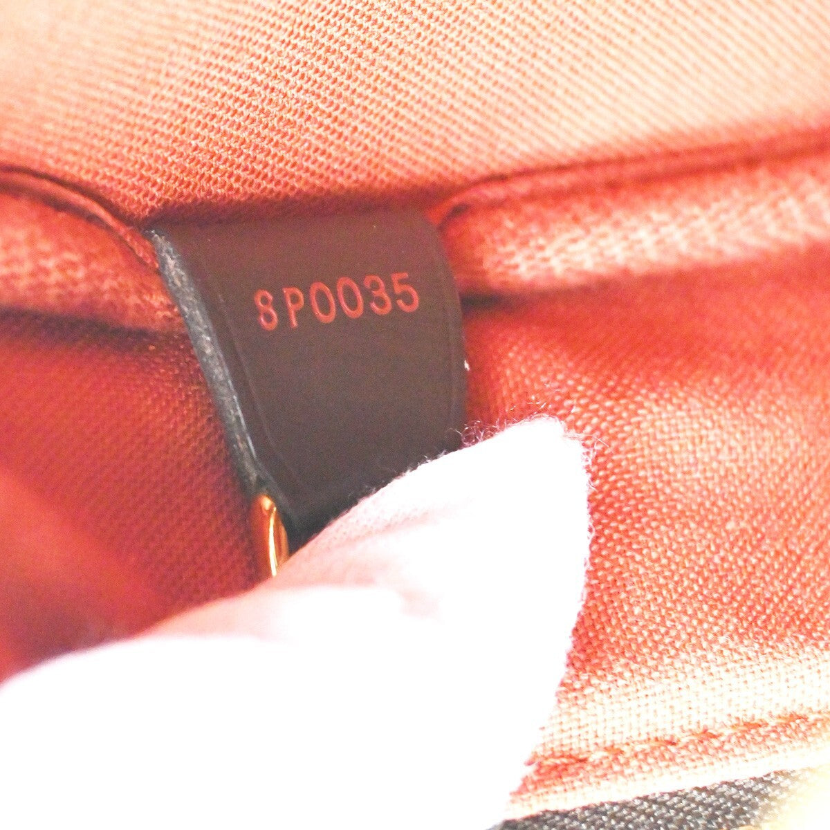 Louis Vuitton Nolita Handbag Damier, BROWN, CANVAS, Handbag