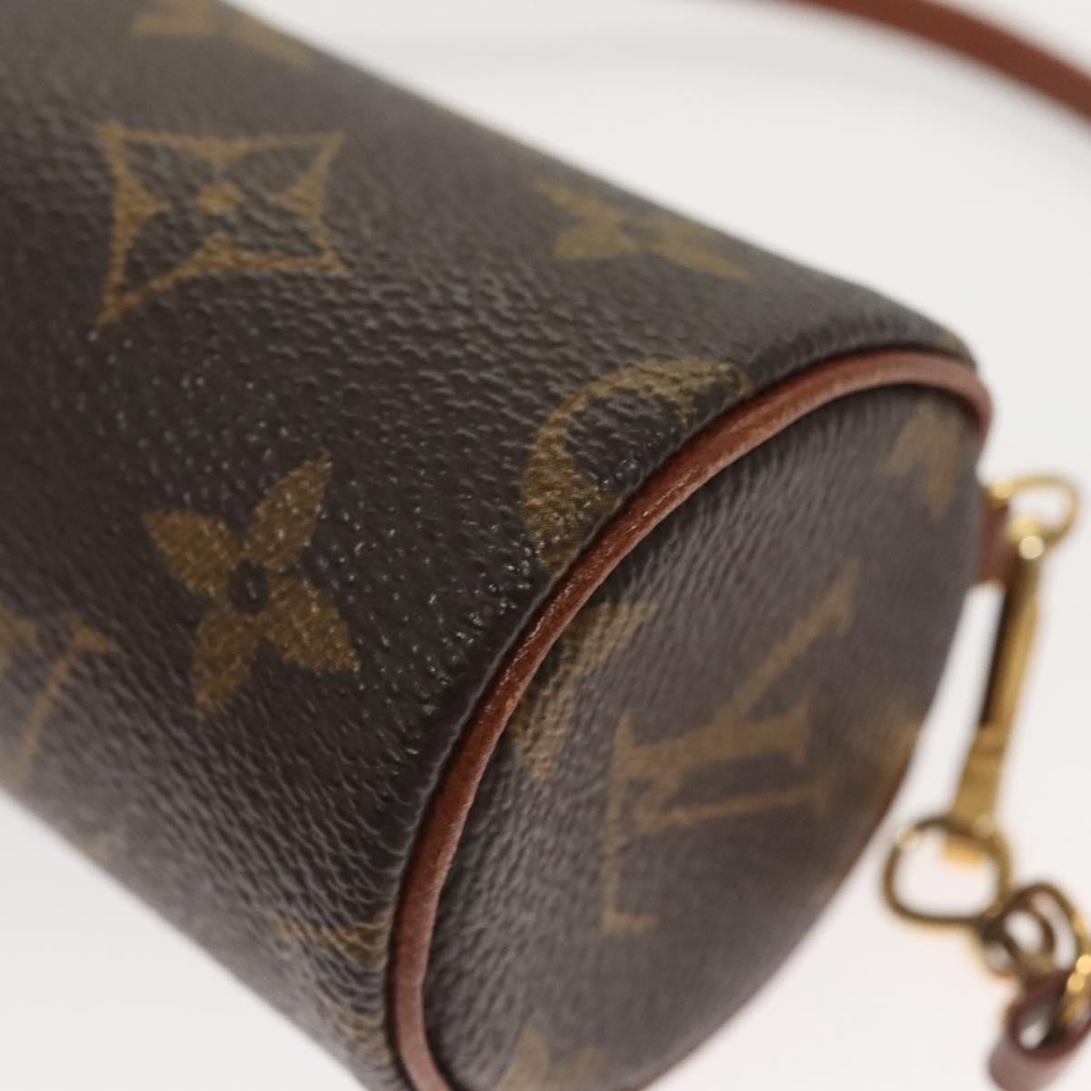 Louis Vuitton Papillon Pochette Monogram Canvas, BROWN, CANVAS, Handbag
