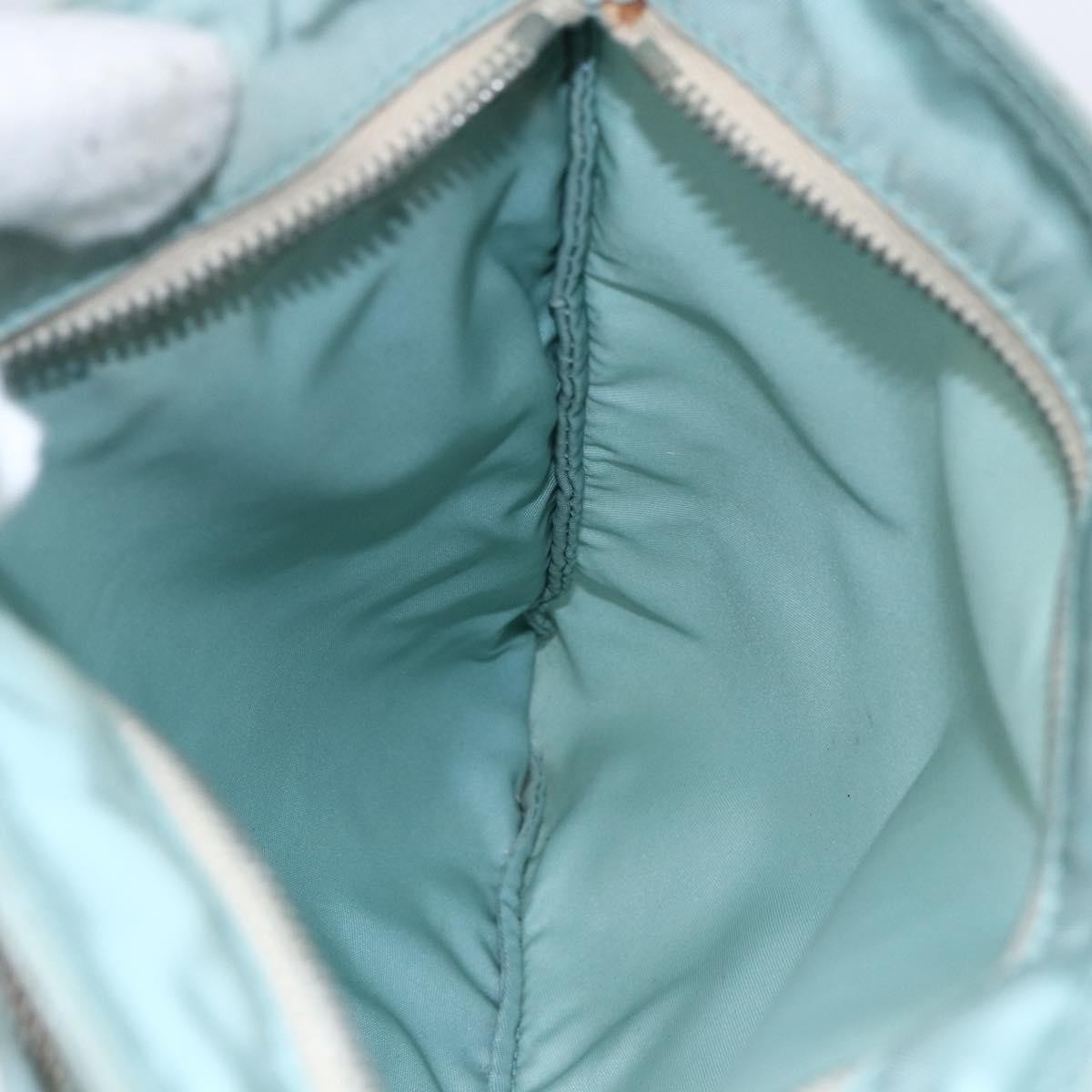 Prada Front Pocket Messenger Bag Tessuto, BLUE, NYLON, Shoulder bag