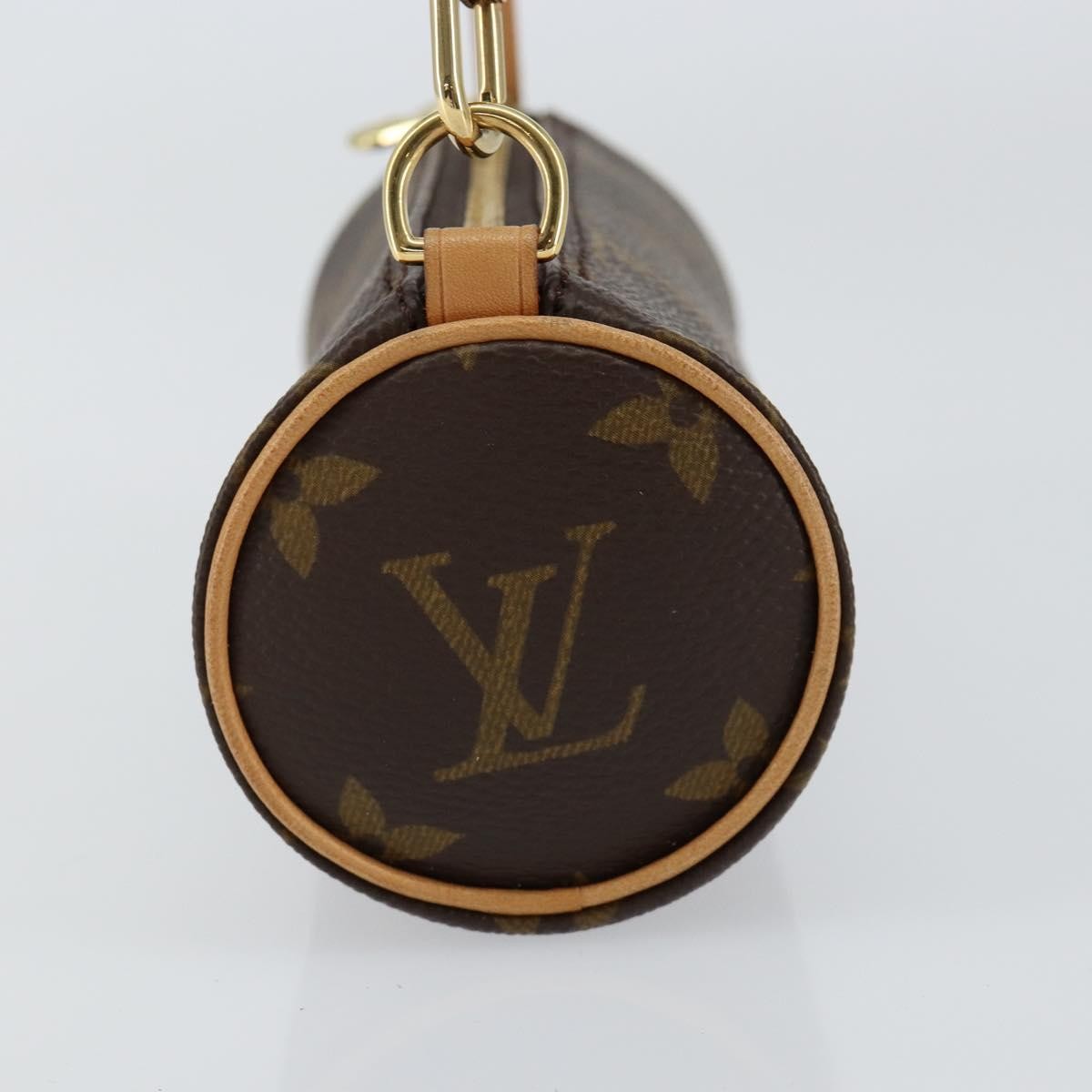 Louis Vuitton Papillon Pochette Monogram Canvas, BROWN, CANVAS, Clutche & pouche