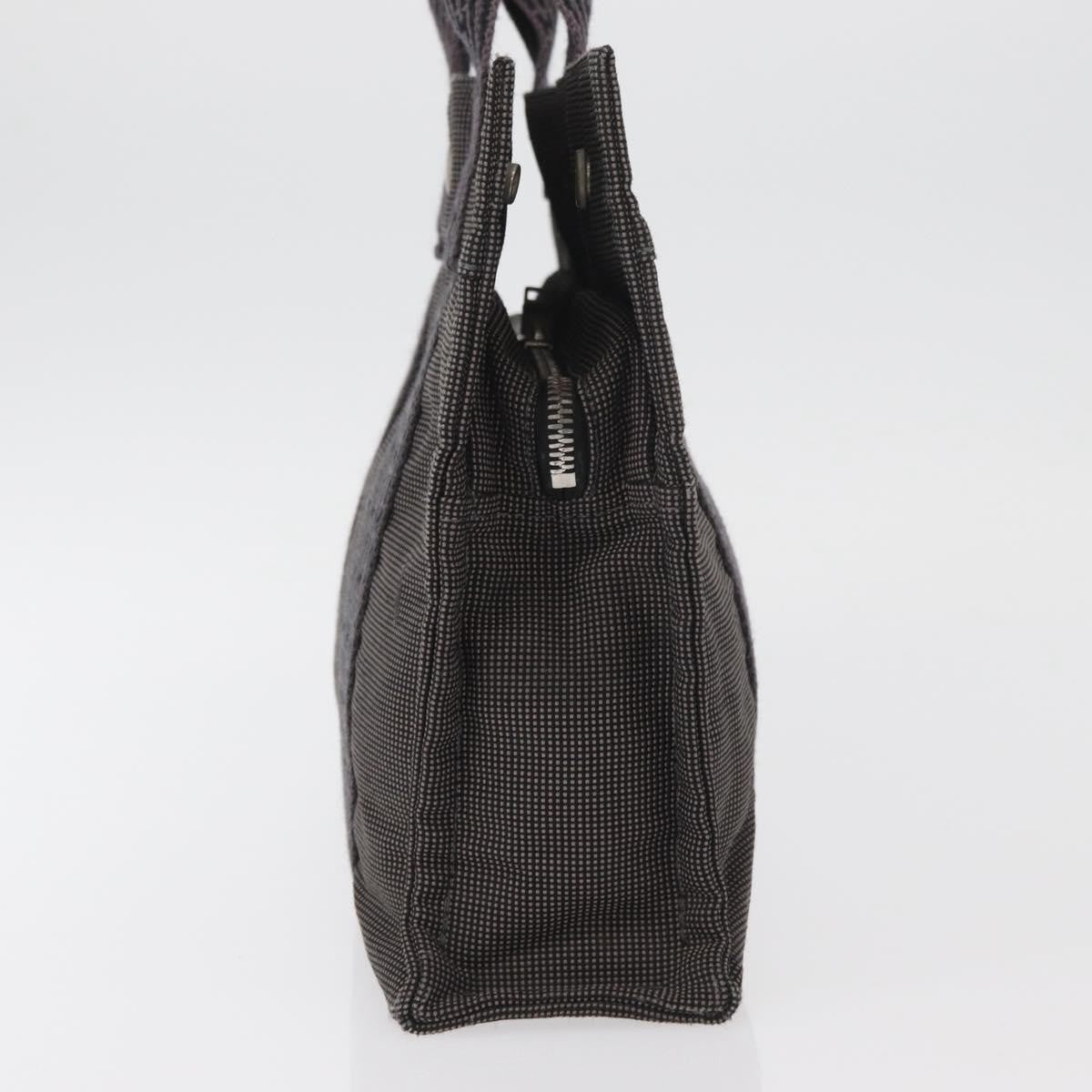 Hermes Fourre-tout Herline Canvas, Gray, Canvas, Tote Bag