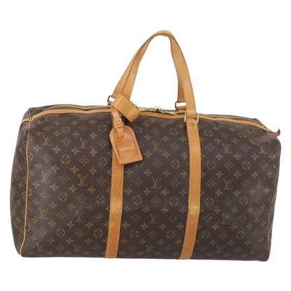 Louis Vuitton Sac Souple Handbag Monogram Canvas, BROWN, CANVAS, Travel bag