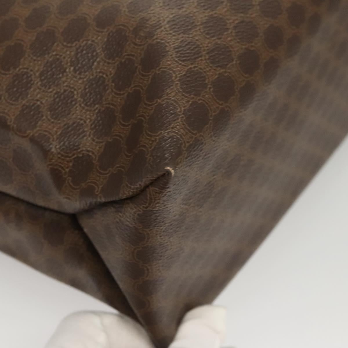 Celine Vintage Macadam Tote bag Canvas, BROWN, CANVAS, Tote bag