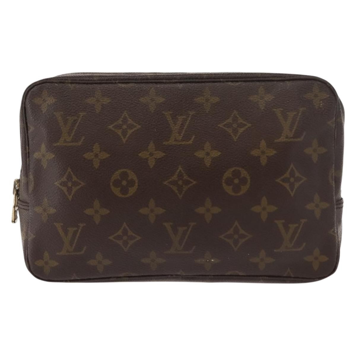 Louis Vuitton Trousse Toiletry Pouch Monogram Canvas, BROWN, CANVAS, Toiletry Case