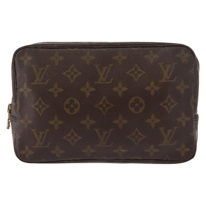 Louis Vuitton Trousse Toiletry Pouch Monogram Canvas, BROWN, CANVAS, Toiletry Case