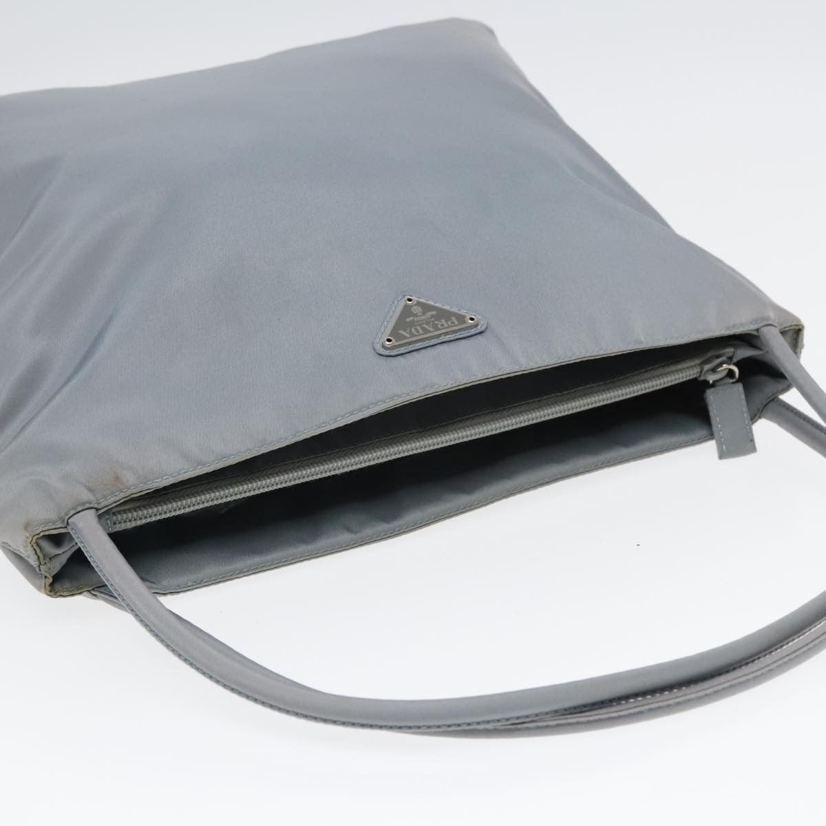 Prada Vintage Tote Tessuto, BLUE, NYLON, Tote bag