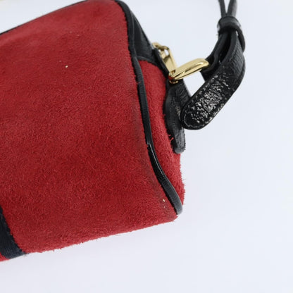 Gucci Ophidia Shoulder Bag Suede, RED, SUEDE, Shoulder bag
