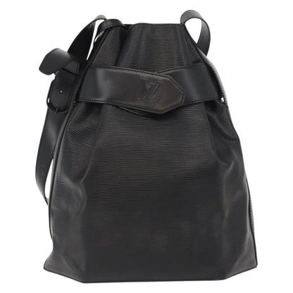 Louis Vuitton Vintage Sac d'Epaule Handbag Epi Leather, BLACK, LEATHER, Shoulder bag