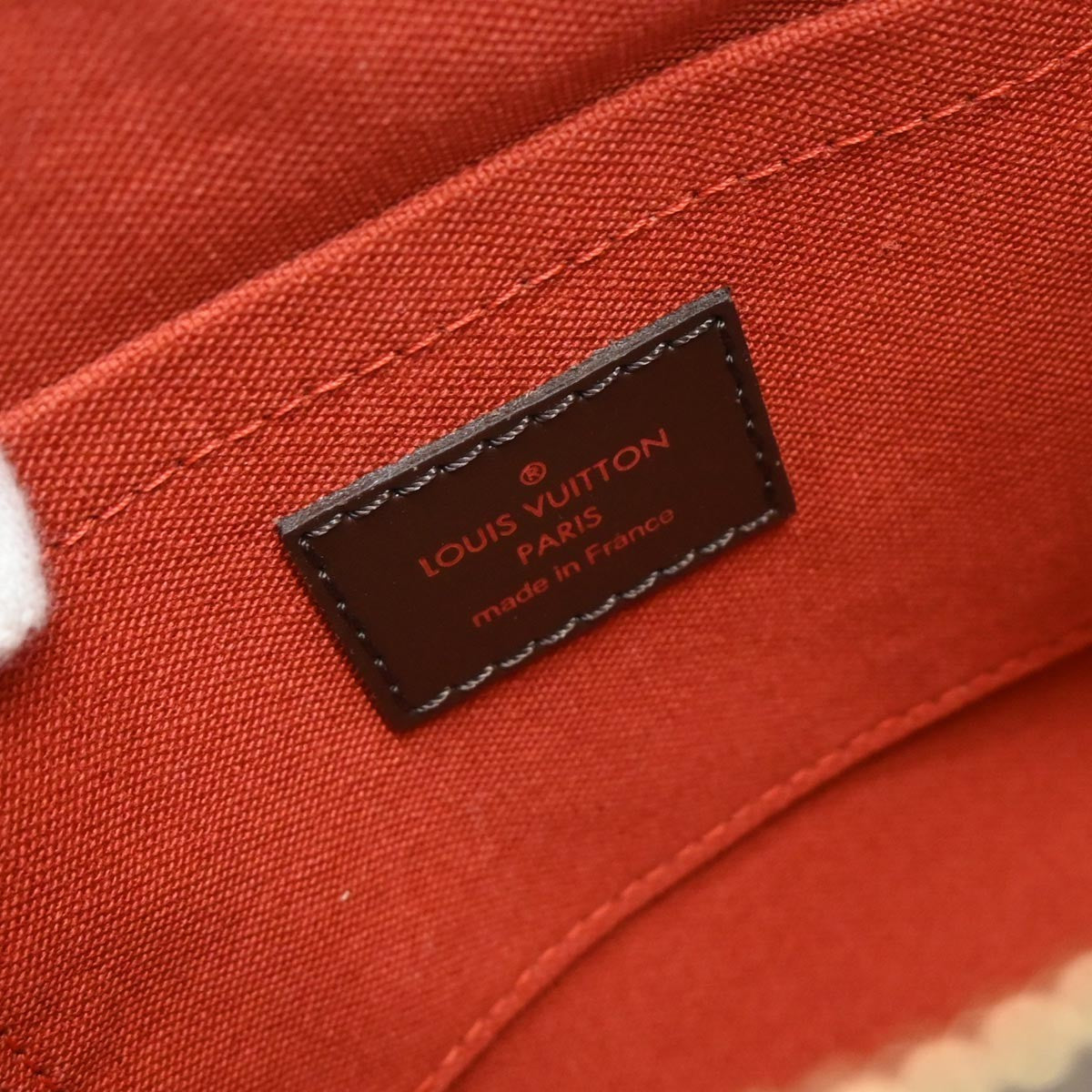 Louis Vuitton Illovo Handbag Damier, BROWN, CANVAS, Handbag