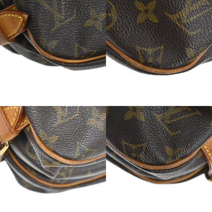 Louis Vuitton Saumur Handbag Monogram Canvas, BROWN, CANVAS, Shoulder bag