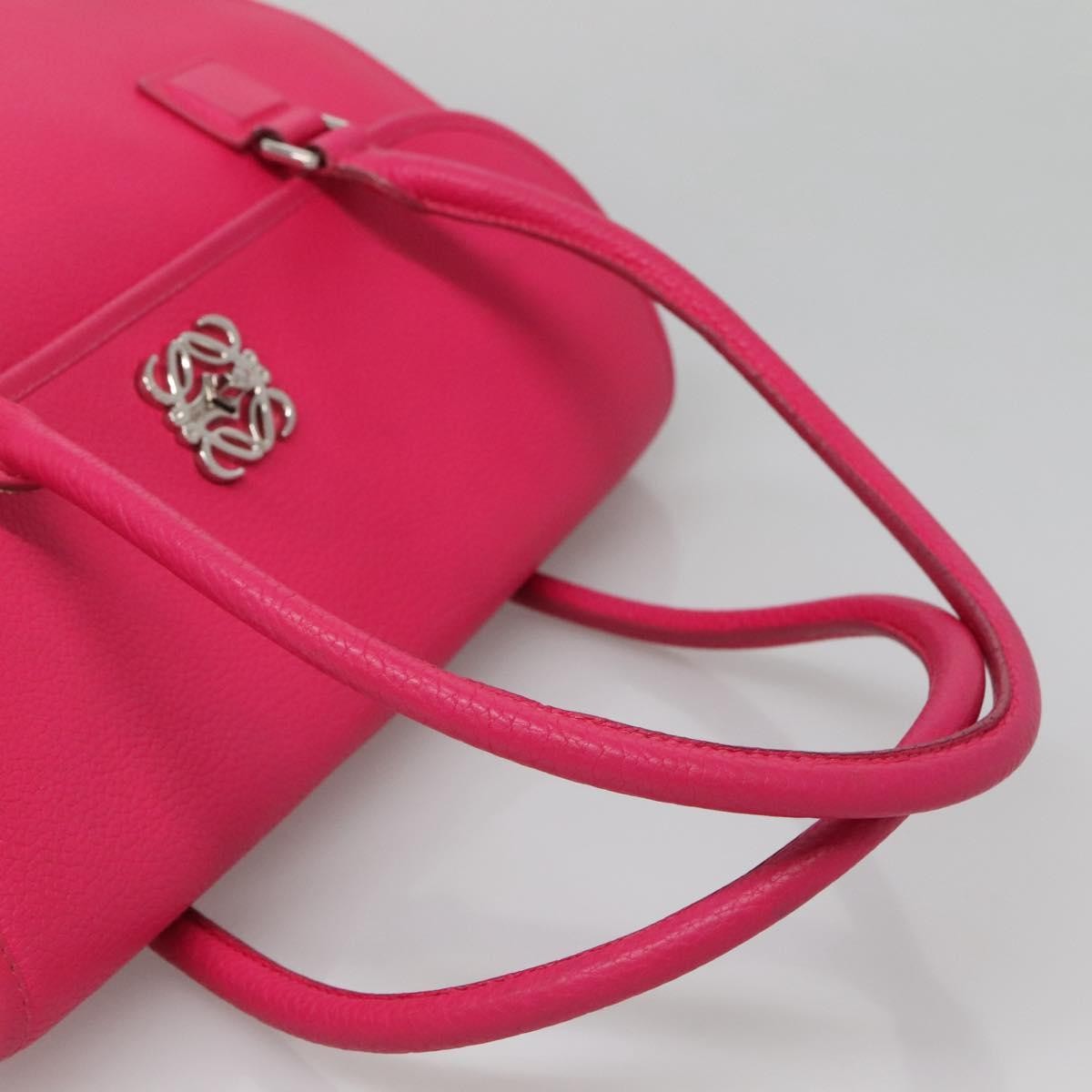 Loewe Alamo Handbag Leather, PINK, LEATHER, Handbag