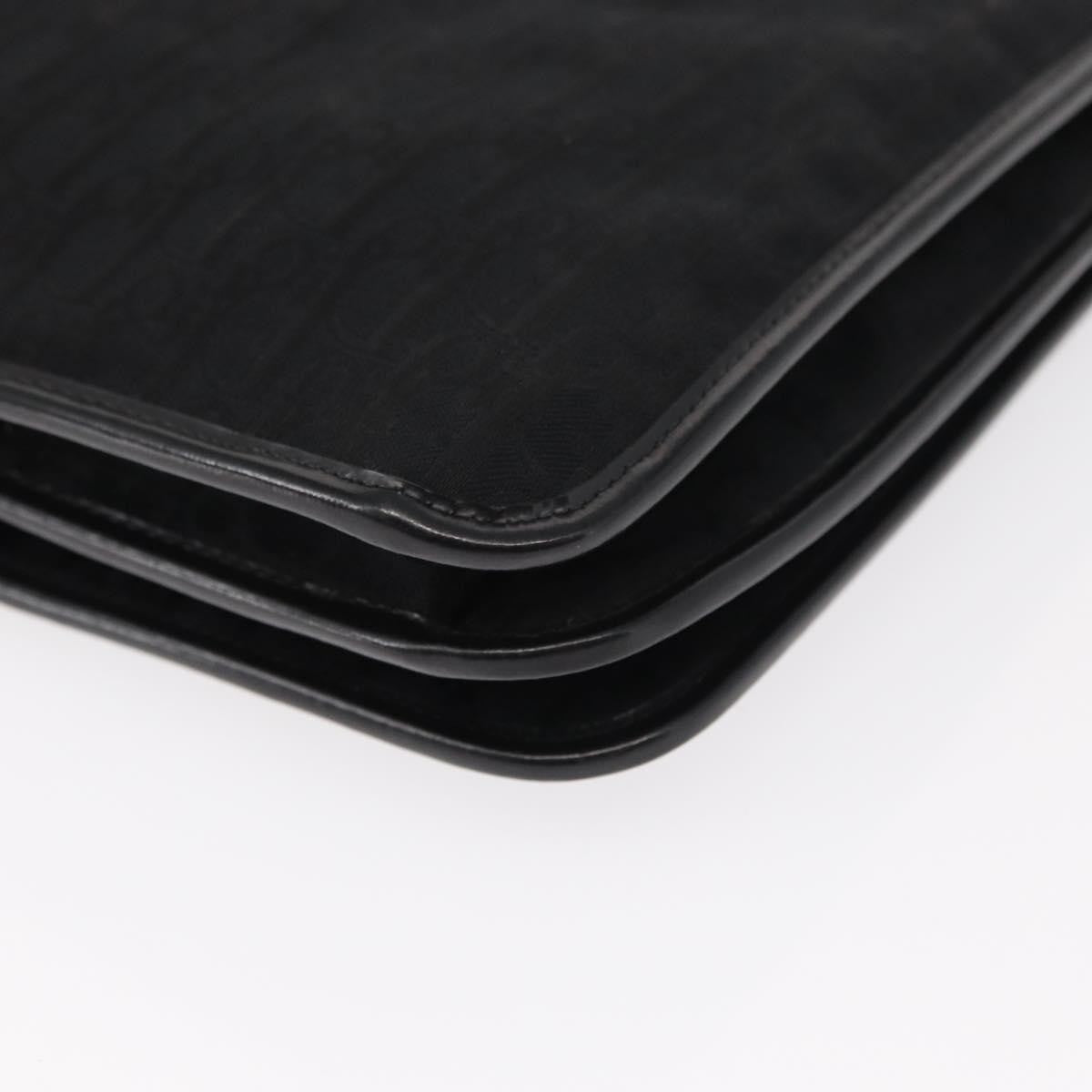 Christian Dior Vintage CD trotter Shoulder bag Canvas, BLACK, CANVAS, Shoulder bag