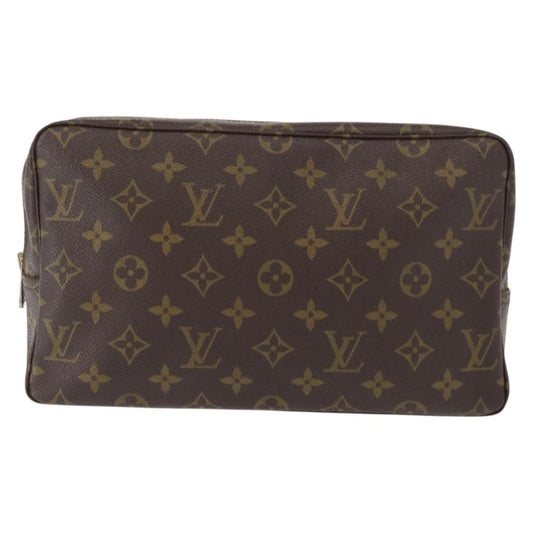 Louis Vuitton Trousse Toilette Monogram Canvas, BROWN, CANVAS, Clutche & pouche