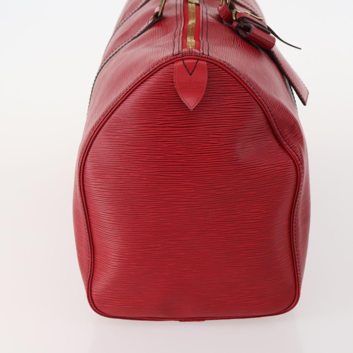Louis Vuitton Keepall Bag Epi Leather, Red, Leather, Travel Bag