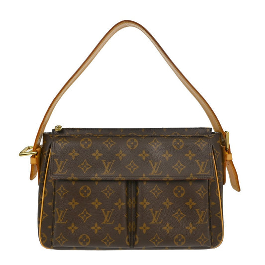 Louis Vuitton Viva Cite Handbag Monogram Canvas, Brown, Canvas, Shoulder Bag